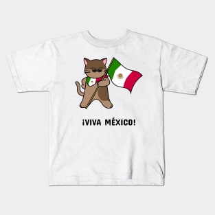 Viva Mexico Cat Kids T-Shirt